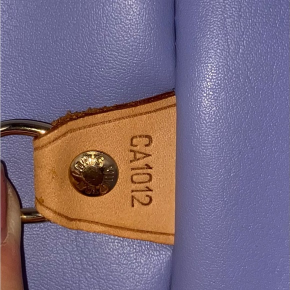 Louis Vuitton Houston Vernish - blue color - Picture 8 of 14